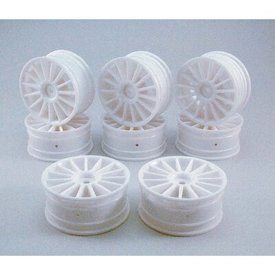 Kyosho Wheel Aero 15-Spoke (24mm/White/2pcs)