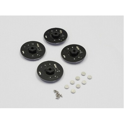 Kyosho Wheel LED Light (4pcs/EZ Series/Blue)