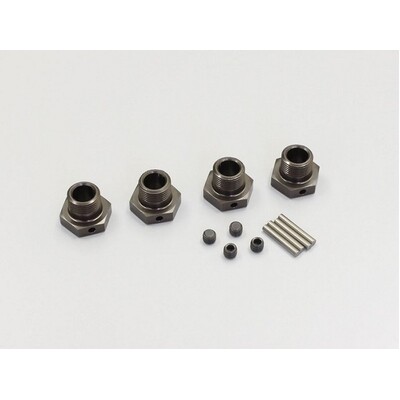 Kyosho Wheel Hub (Gunmetal/4pcs)