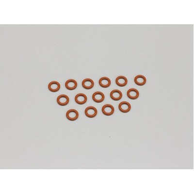 Kyosho Silicone O-Ring (P6/Orange/15pcs)