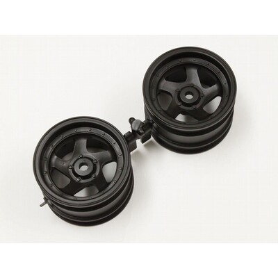 Kyosho 5 Spoke Wheel 43mm (Black/2pcs) (Optima 2016)