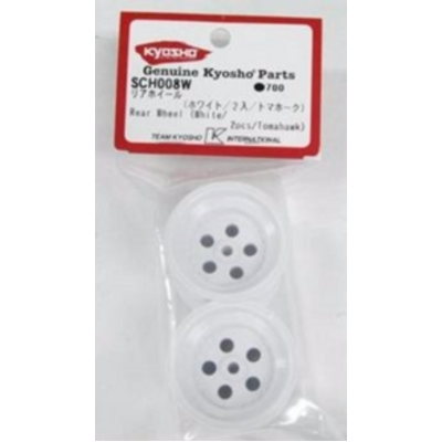 KYOSHO SCH008W REAR WHEEL (WHITE/2PCS/TOMAHAWK)