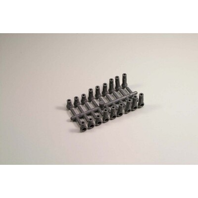 Kyosho 4.8mm Ball End (Hard/Gunmetal)
