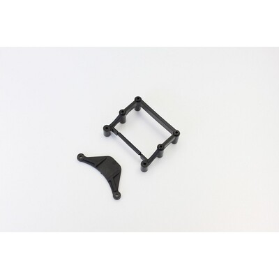 Kyosho Rear Lower Bulk & Radio Tray Set (RB6)