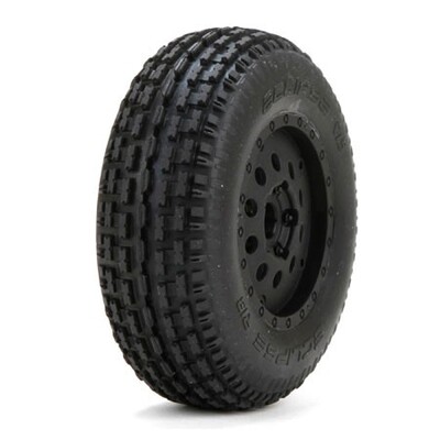 Losi Eclipse Rib Tire Front, Premount (2)