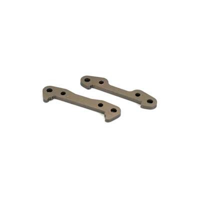 Team Losi 8ight Front Hinge Pin Brace Set, Alum: 8B/8T