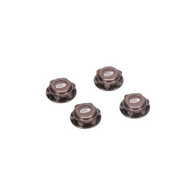 Team Losi Covered 17mm Wheel Nuts, Alum: 8B/8T 2.0