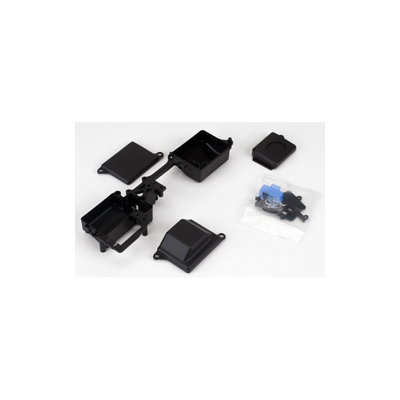 Team Losi Radio Tray & Mounts: 8B/8T