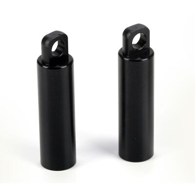 LOSI Front Aluminum Shock Body, Black: XXX-SCT