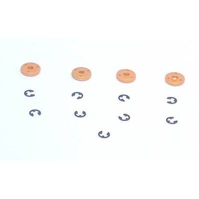 Losi Shock Pistons #55, Orange (4)