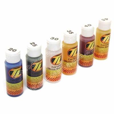 Team Losi Shock Oil 6Pk,20,25,30,35,40,45Wt.