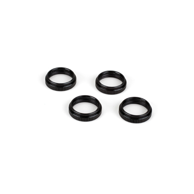 Team Losi 15mm Shock Adjuster Nuts (4): 8B/8T