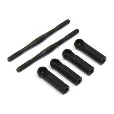 LOSI Front & Rear Adj L/R Rods w/Ends: 2.25" Sport