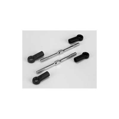 Team Losi Turnbuckles 4mm x 70mm with Ends: 8B 2.0