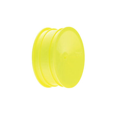 Team Losi Wide Front Wheel (2), Yellow: XXX