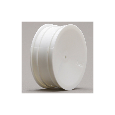 Team Losi Wide Front Wheel (2), White:XXX