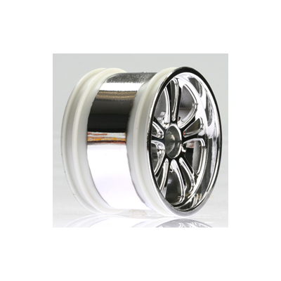 Team Losi 320 Series Spokez Chrome Wheel, Front (2)
