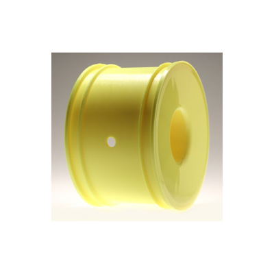 Team Losi Truggy Wheels 17mm Hex (Yellow) (4): 8T