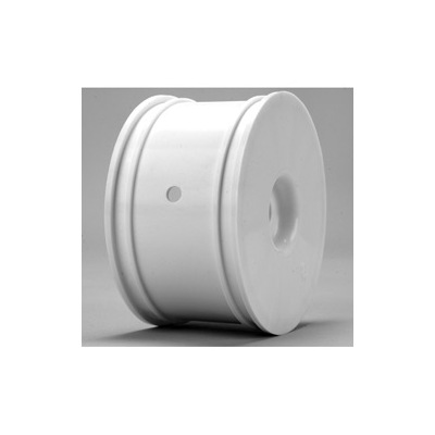 team Losi Team Losi Truggy Wheels, Zero Offset, White (4):8T 2.0