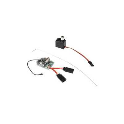 Team Losi 27MHz AM Receiver 3 Wire Servo Combo: Micro