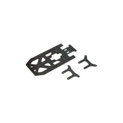 Team Losi Upper Chassis Plate Set Graphite (3)