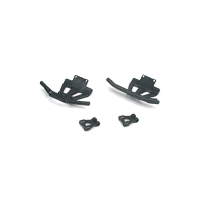 Team Losi Front/Rear Bumper & Brace Set