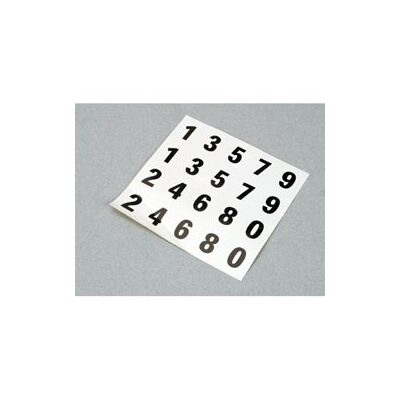 Team Losi Mini-T Number Sheet (0-9)