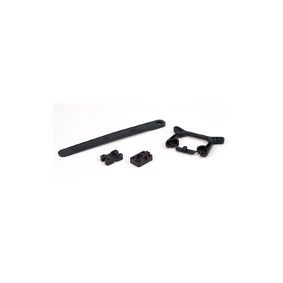 Team Losi Fr Shock Tower,BattStrap,R Bump&Coupler, Mini-Sldr
