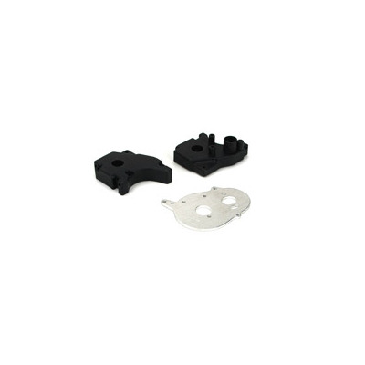Team Losi Transmission Case/Motor Plate Set