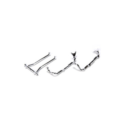 Team Losi Side Cage Set, Chrome: Mini Desert Buggy