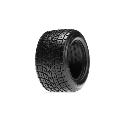 Team Losi Front/Rear Tires w/Foam, Street Meat Tread: Mini-T