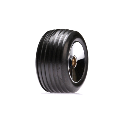 Team Losi Front Directional Glued, Chrome Wheels (2)