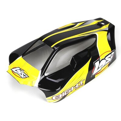 Losi Mini 8ight Painted Body Set, Black