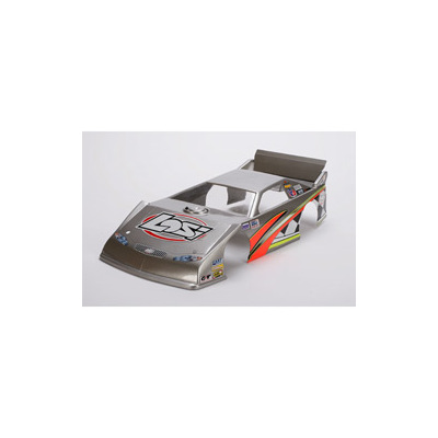 Team Losi Mini-Late Model Painted Body, Silver