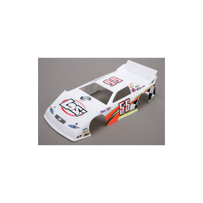 Team Losi Mini-Late Model Painted Body, White