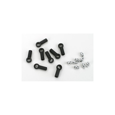 Team Losi Lower Suspension Rod Ends with Pivot Balls: MRC