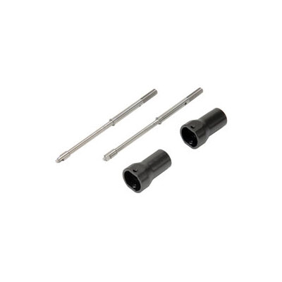 Team Losi 1pc Rear Hub, Aluminum/Steel Axle Set: MRC