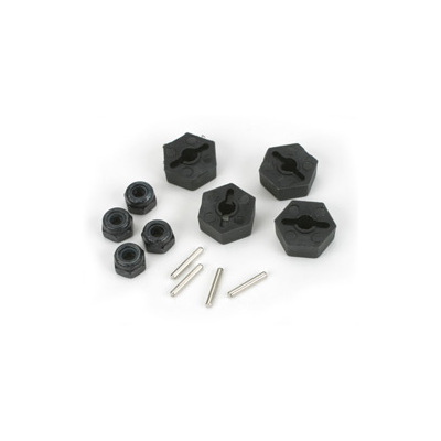 Team Losi 12mm Wheels Hex Set (4): MRC