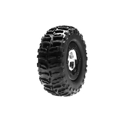 Team Losi 1.9 Mini Rock Claws Glued, Chrome Wheels (2)