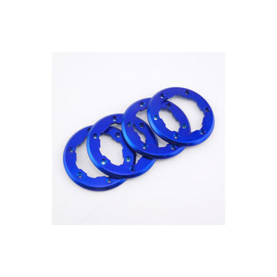 Team Losi Wheels Rings, Blue (8): MRC