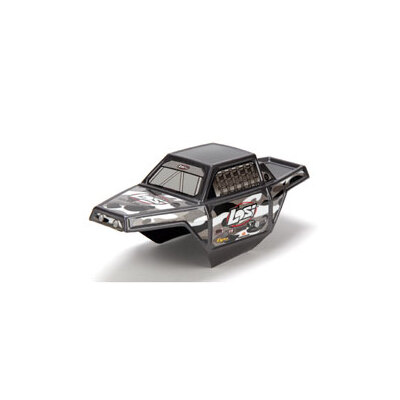 Team Losi Micro Rock Crawler Painted Body, Gun Metal Gray