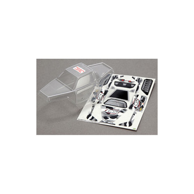 Team Losi Micro Rock Crawler Body, Clear w/ Stickers