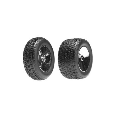 Team Losi Front/Rear Street Meat, Chrome, Mounted