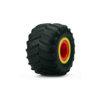 Team Losi Fr/R Tire & Wheel Set, Mounted(4)