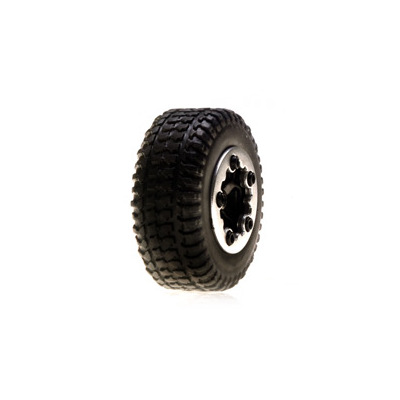 Team Losi Tires, Mounted, Black: Micro SCT(4)