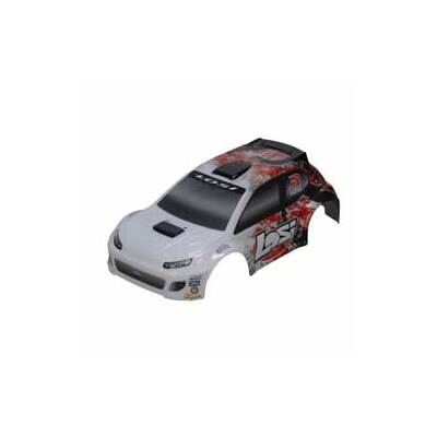 Team Losi 1/24 4WD Rally Painted Body, Red