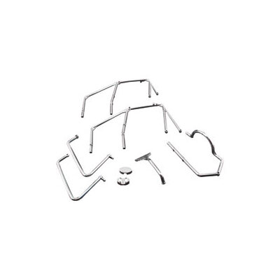 Team Losi Roll Cage & Side Bar Set, Chrome: Slider