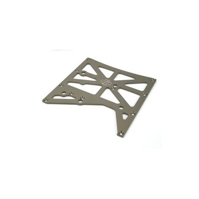 Team Losi High-Perf Skid Plate, Hard-Anodized: LST/2,AFT,MGB