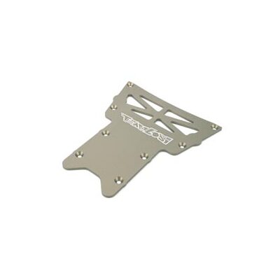 Team Losi Hi-Perf Rear Bottom Plate,Hard-Anod: LST/2,AFT,MGB