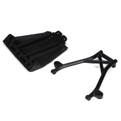Losi Front Skid Plate, Bumper Brace & Spacers